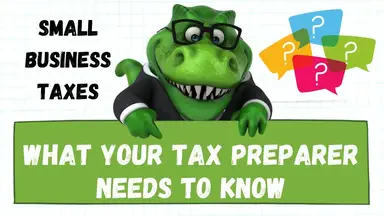 'Video thumbnail for What Your Tax Preparer Needs to Know | Accounting How To'