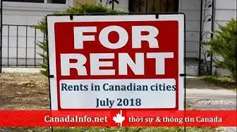 Video thumbnail for Rents in 26 Canadian cities, July 2018