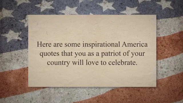 'Video thumbnail for 24 America Quotes'