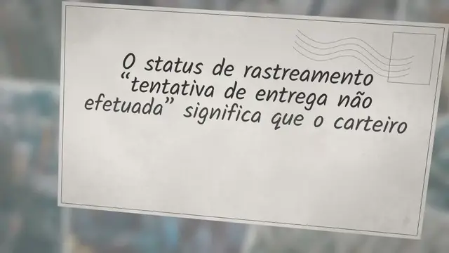 Video thumbnail for TENTATIVA de entrega NÃO EFETUADA | Cadê a minha MERCADORIA!
