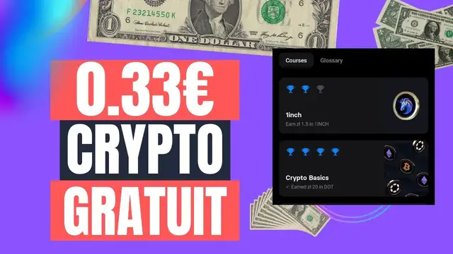 Video thumbnail for Crypto-Monnaie 1INCH Gratuite Avec Un Quiz D'Une Minute !