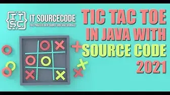 Video thumbnail for Tic Tac Toe in Java with Source Code 2021 | Java Project Source Code Free Download