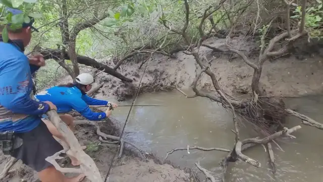 Video thumbnail for Fishing for Barramundi in creeks of Darwin