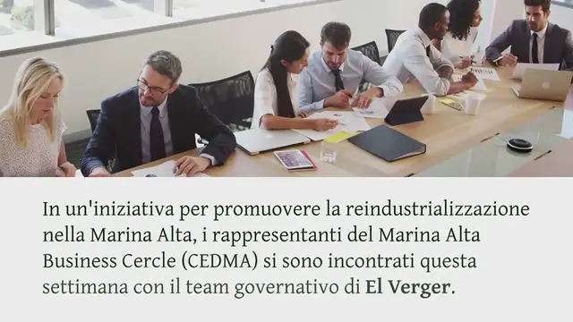 Video thumbnail for El Verger e Denia tra le prime città della Marina Alta in cui è possibile promuovere la reindustrializzazione delle imprese: