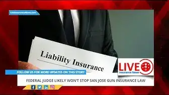 Video thumbnail for Federal judge likely won’t stop San Jose gun insurance law