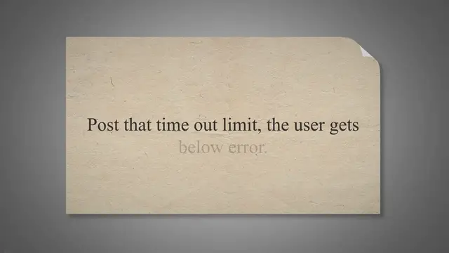 Video thumbnail for Use ICX:Session Timeout to change the session Timeout in Oracle Apps
