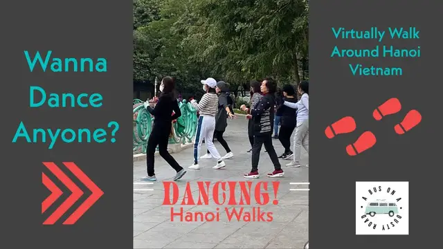 Video thumbnail for Hanoi Walks - Dancing & Exercise #Shorts