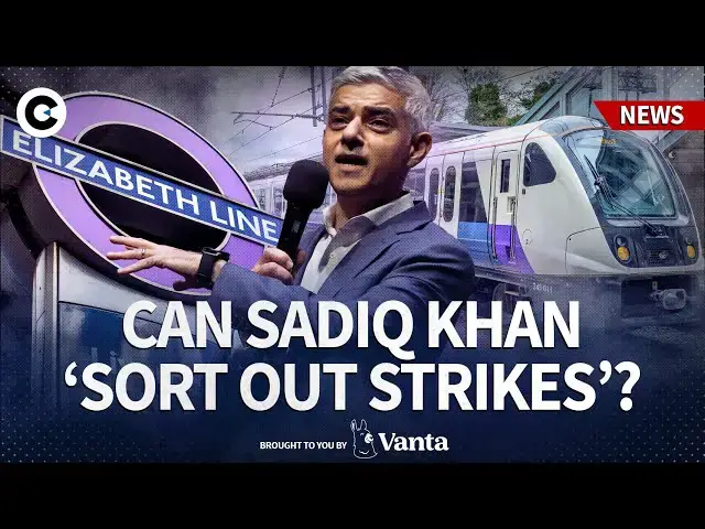 'Video thumbnail for Can Sadiq Khan stop London tube strikes from hitting Elizabeth Line?'