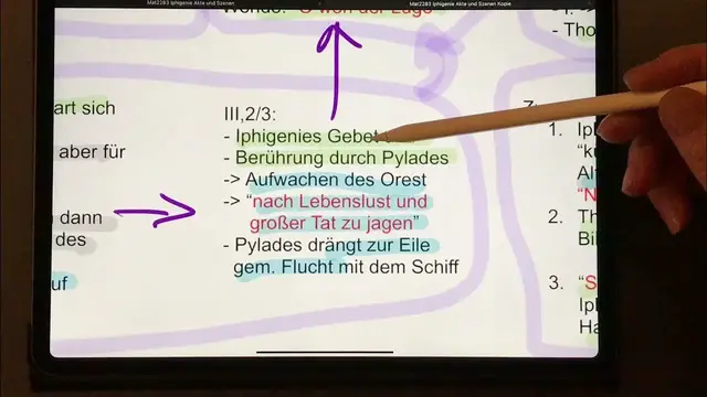 Video thumbnail for Goethe, „Iphigenie auf Tauris“ – Inhalt und Schlüssel-Zitate der Akte und Szenen