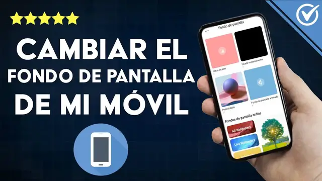Video thumbnail for ¿Cómo cambiar el fondo de pantalla de mi MÓVIL? - Fácil y rápido