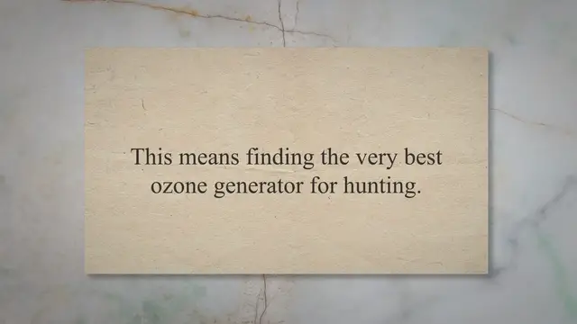 Video thumbnail for Best Ozone Generator for Hunting 2022: Reviews + Buying Guide