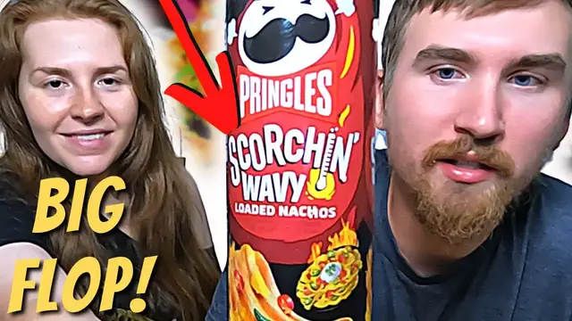 'Video thumbnail for Pringles Scorchin' Wavy Loaded Nachos Review! | NOT VERY GOOD!!'