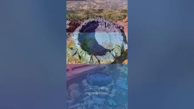 'Video thumbnail for Construire un bassin à poisson avec un pneu'