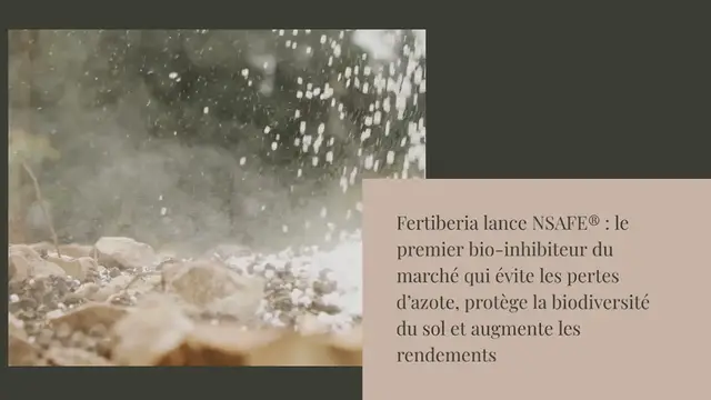 Video thumbnail for Fertiberia lance NSAFE® : le premier bio-inhibiteur du marché qui évite les pertes d’azote, protège la biodiversité du sol et augmente les rendements