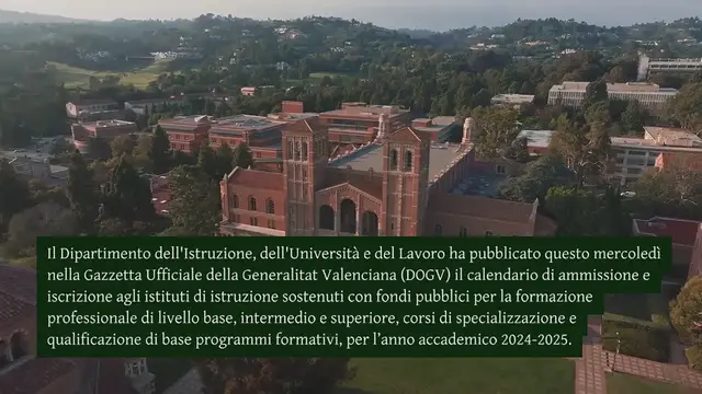 Video thumbnail for Questo è il calendario di ammissione e registrazione alla Formazione Professionale per l'anno accademico 2024-2025 nella Comunità: