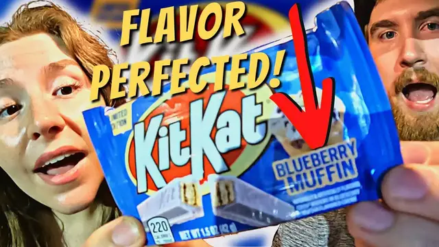 'Video thumbnail for They Nailed This Flavor! KitKat Blueberry Muffin Review!'