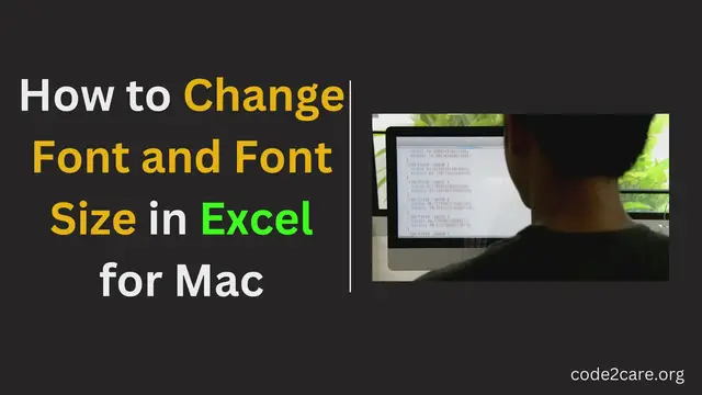 Video thumbnail for How to Change Font and Font Size in Excel for Mac