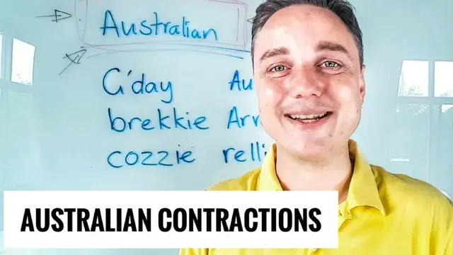 Video thumbnail for 6 Most Important Australian Contractions