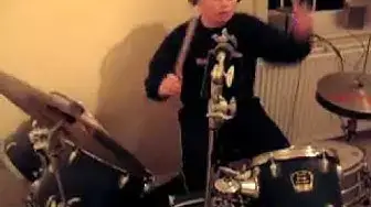 'Video thumbnail for Billy Bonkers!! Junior Keith Moon Drummer'