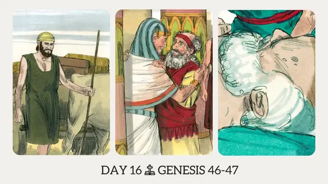 Video thumbnail for DAY 16 | The Book of Genesis: Chapter 46-47