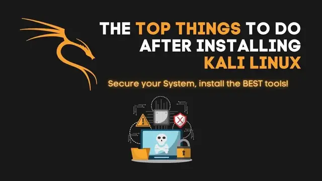 Video thumbnail for Top Things to After Installing Kali Linux in 2023