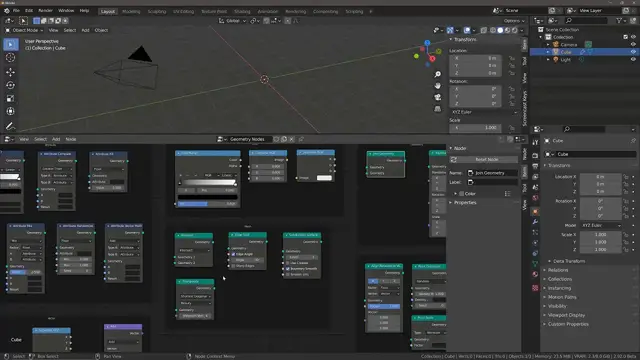Video thumbnail for Basic Overview Of The Geometry Nodes System In Blender 2.92