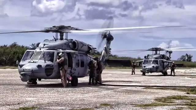 Video thumbnail for USAF Builds A Forward Refueling Point On Tinian Island