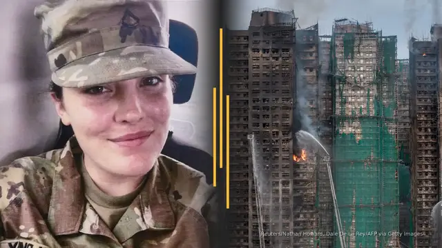 Video thumbnail for Guard solider dead, another critical in DC ambush; Hong Kong fire toll climbs