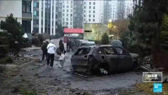 Video thumbnail for At least three killed in Russian drone and missile strikes on Ukraine