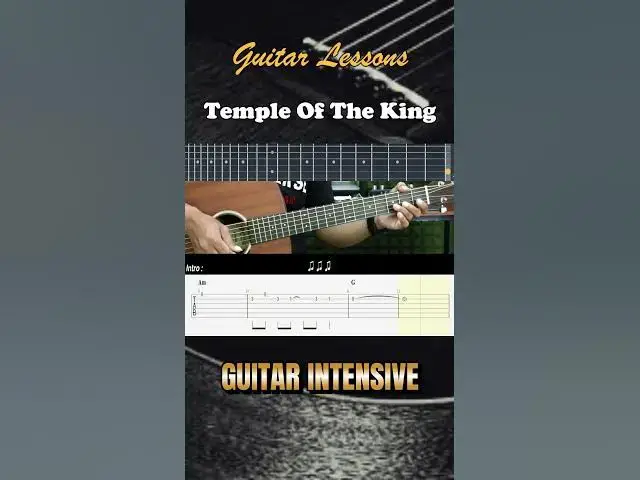 Video thumbnail for Temple of the King - Rainbow | EASY Guitar Lessons TAB for Beginners - Guitar Tutorial