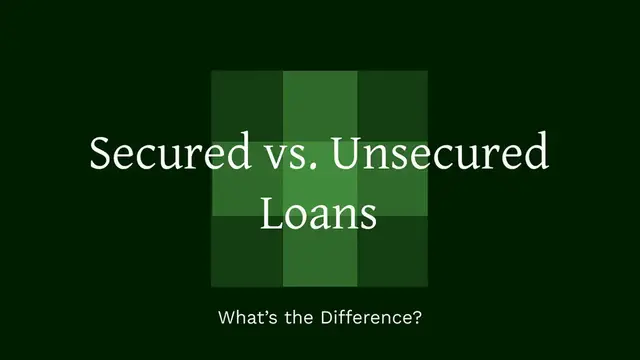 'Video thumbnail for Secured vs. Unsecured loans'