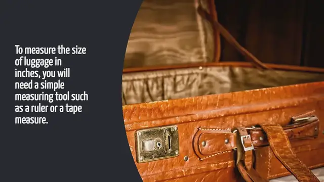 Video thumbnail for How To Measure Luggage Size Inch