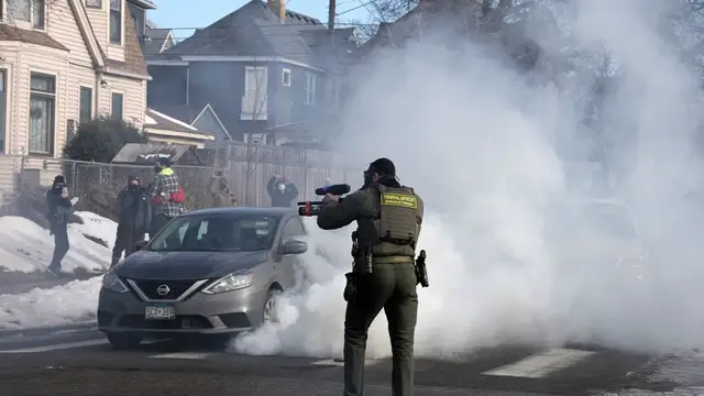 Video thumbnail for ICE agents make more arrests as Minnesota sues Trump