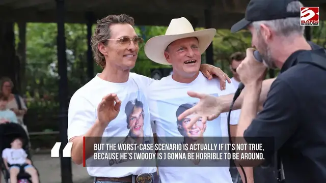 Video thumbnail for Matthew McConaughey refuses to take DNA test to put to rest long-running rumours.