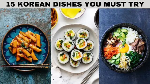 Video thumbnail for 15 Korean Dishes You Must Try
