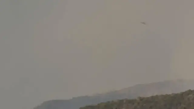 Video thumbnail for US: Cottonwood Fire Burns in Beaver County, Utah, Prompting Evacuations 4.