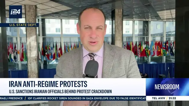 Video thumbnail for Iran anti-regime protests: U.S. sanctions Iranian officials behind protest crackdown