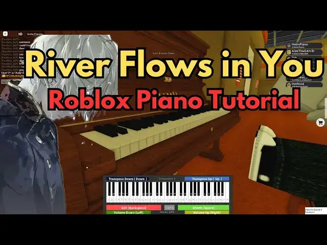 Video thumbnail for River Flows in You (EASY Roblox Piano Tutorial) + SHEETS IN DESCRIPTION!