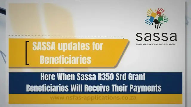 'Video thumbnail for Here When Sassa R350 Srd Grant Beneficiaries Will Receive Their Payments'