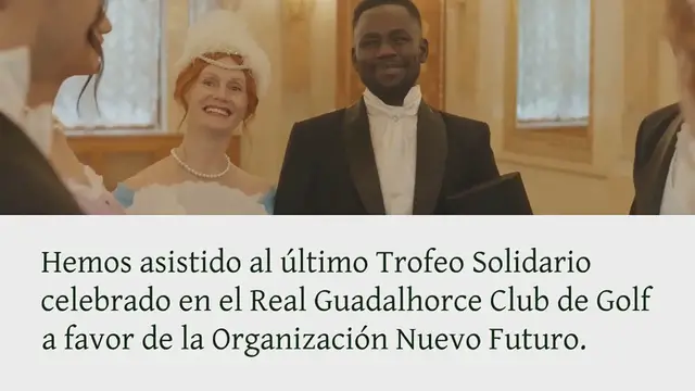 Video thumbnail for Torneo Solidario en El Real Guadalhorce Club de Golf