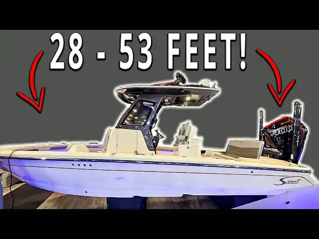 Video thumbnail for Scout Boats DOMINATING FLEET! 2024 Miami Boat Show
