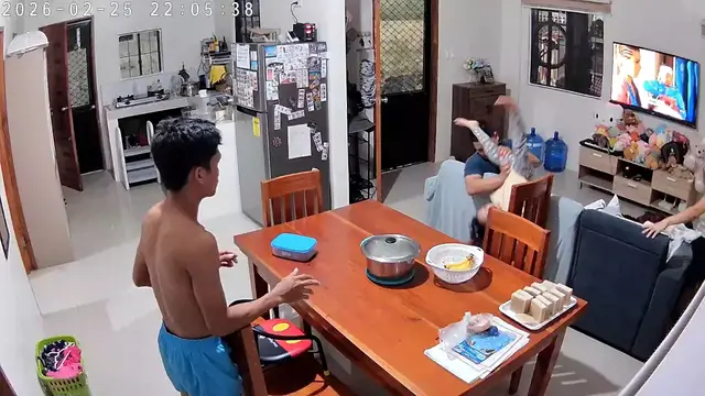 Video thumbnail for Dad’s Quick Reflex Saves Toddler from Sofa Tumble!