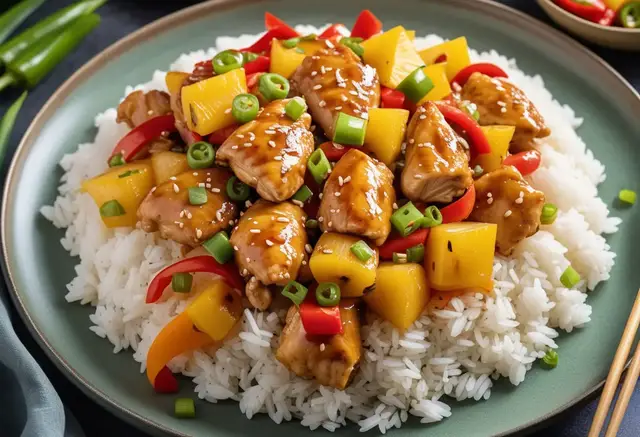 Video thumbnail for Pineapple Chicken Recipe