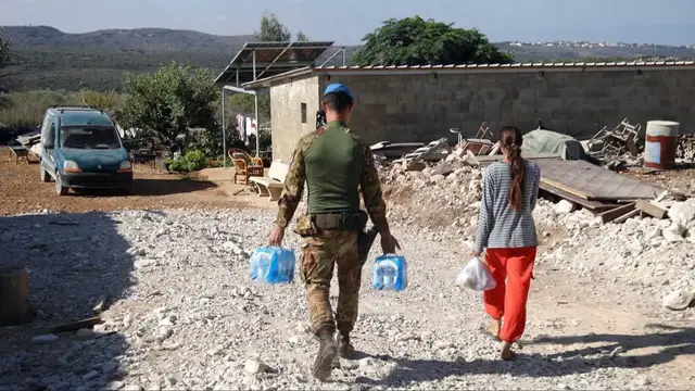 'Video thumbnail for South Lebanon villages face no power, water or schools after last year’s war'