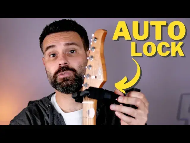 'Video thumbnail for Why Your Guitar Wall Hanger Should Have An Auto-Lock Function'