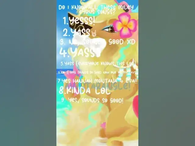 Video thumbnail for do i know all these miley cyrus songs #mileycyrusedit #miley #mileycyrus