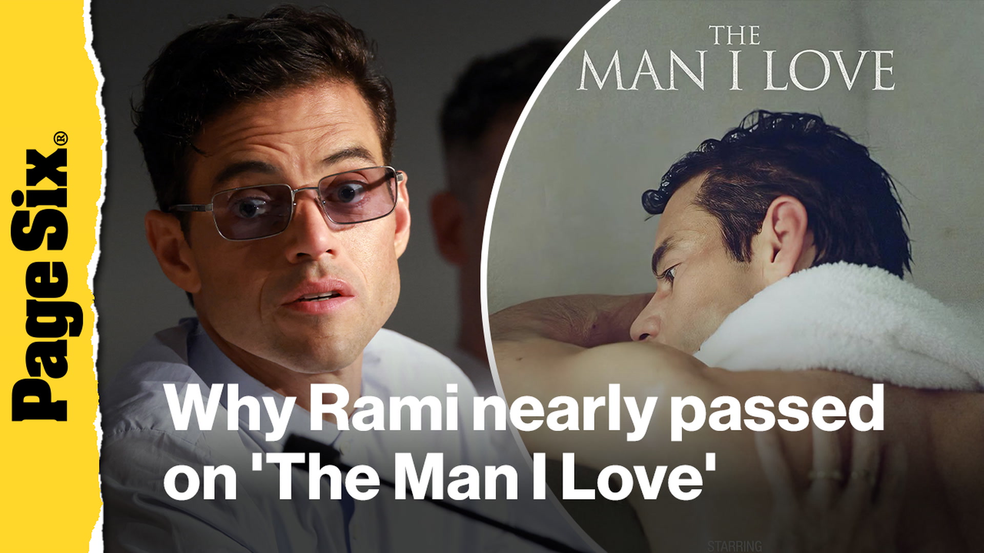 Video thumbnail for Rami Malek reveals he had 'fear' of starring in gay drama after playing Freddie Mercury
