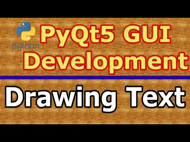 'Video thumbnail for How To Draw Text In PyQt5 With QPainter Class'