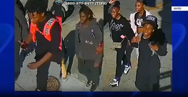 Video thumbnail for Group of 5 sought in connection with Coney Island assault, robbery