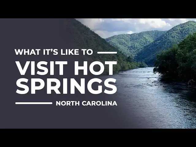 'Video thumbnail for Can you swim in a hot spring? An overview of Hot Springs, NC'